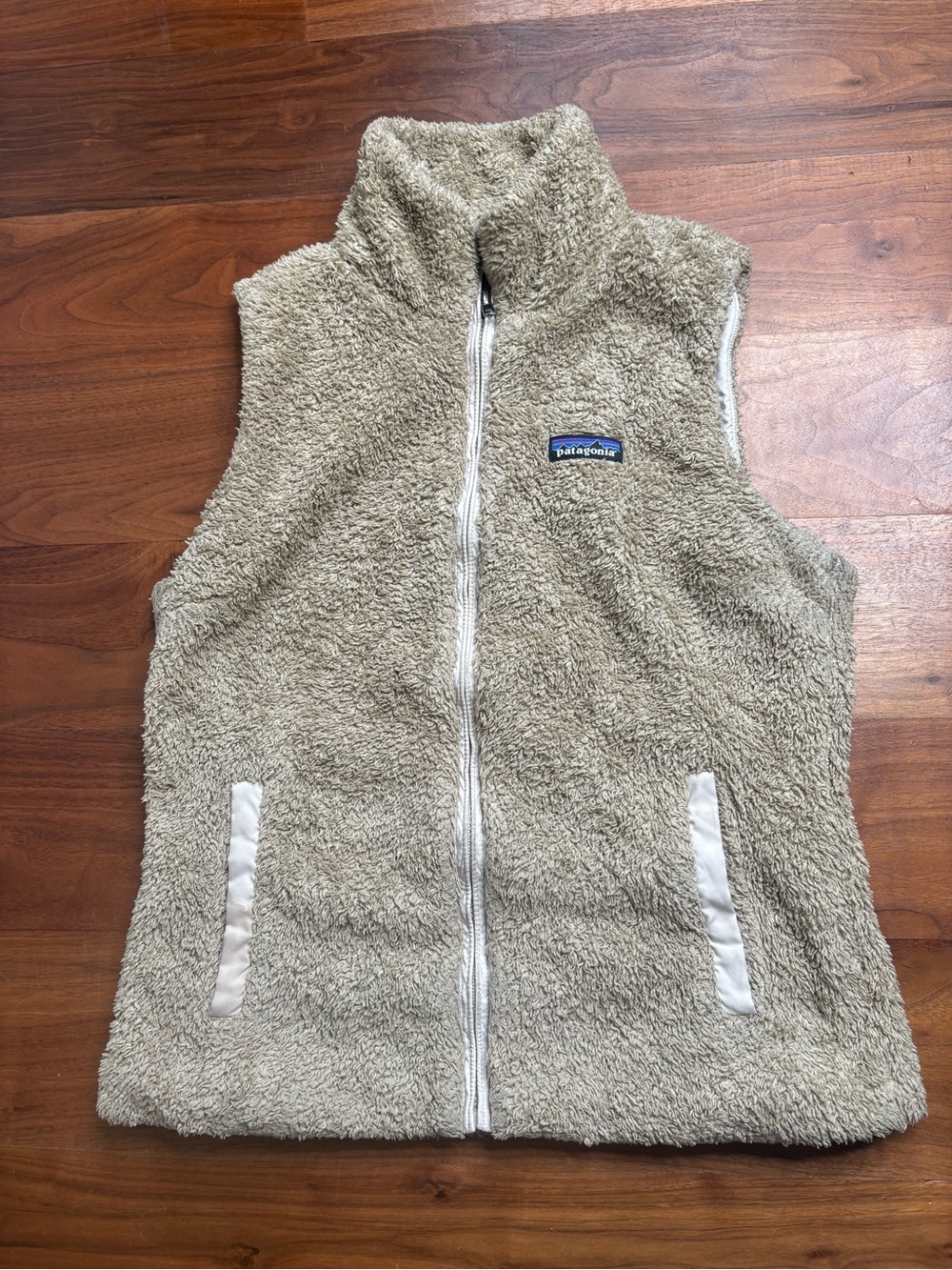 Patagonia Los Gatos Beige Fleece Vest